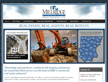 Tablet Screenshot of millridgerealestate.com